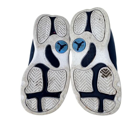 Air Jordan 13 Retro 'Obsidian' Kids Size 8C White Leather Lace Up DJ3004-144 - Picture 6 of 8